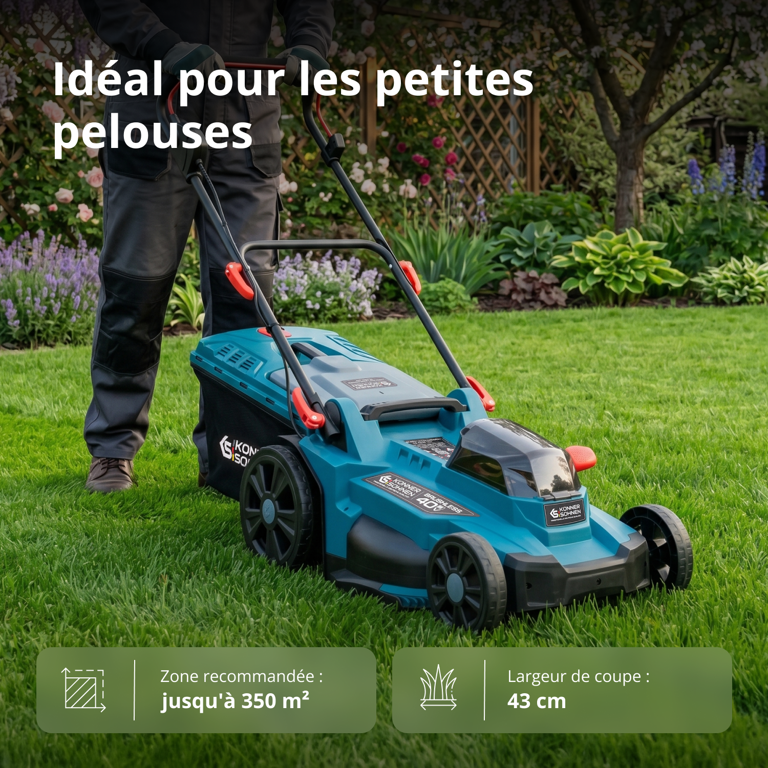 Tondeuse à batterie KS 43LM-40V