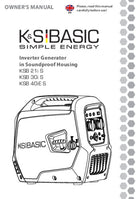 Generatore inverter KSB 21i S, KSB 30i S, KSB 40iE S