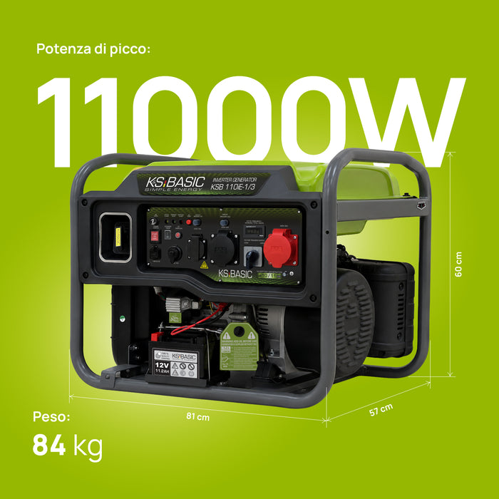 Generatore inverter KSB 110iE-1/3