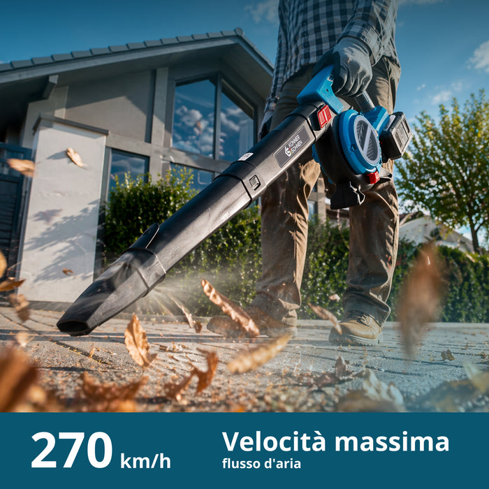 Aspiratore-soffiatore senza fili per giardino KS LBV-40V