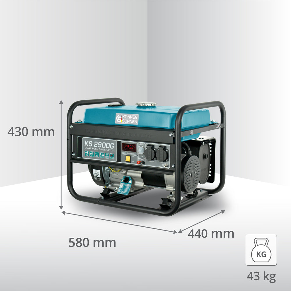 Generatore a GPL/Benzina Könner & Söhnen KS 2900G