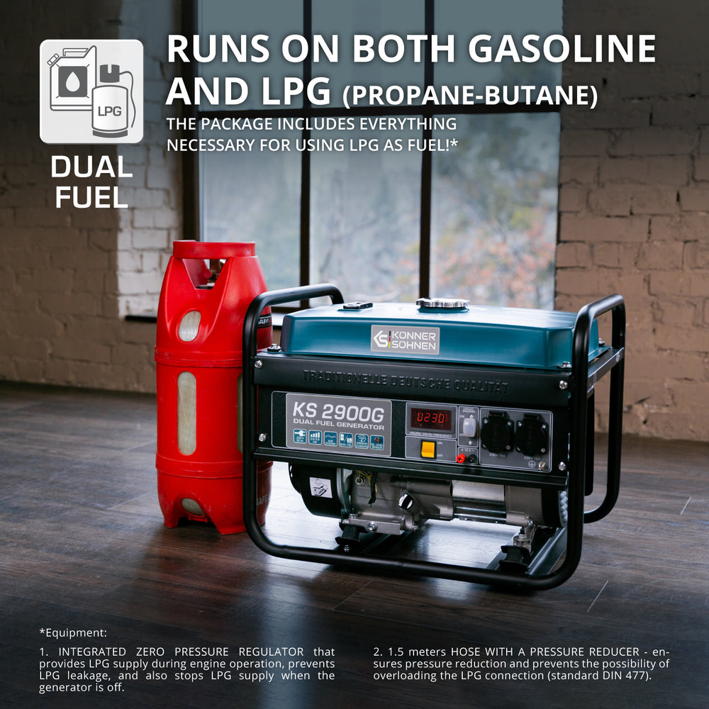 Generatore a GPL/Benzina Könner & Söhnen KS 2900G