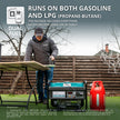 LPG/Benzínový generátor „Könner & Söhnen“ KS 3000G thumbnail