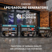 LPG/Benzínový generátor „Könner & Söhnen“ KS 3000G thumbnail