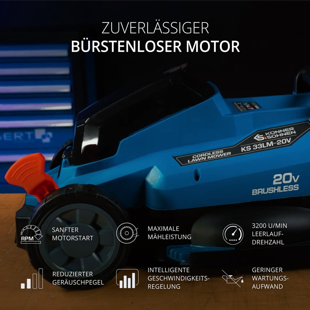 Promotionsset zur Rasenpflege KS 33LM-BCT20V-SET