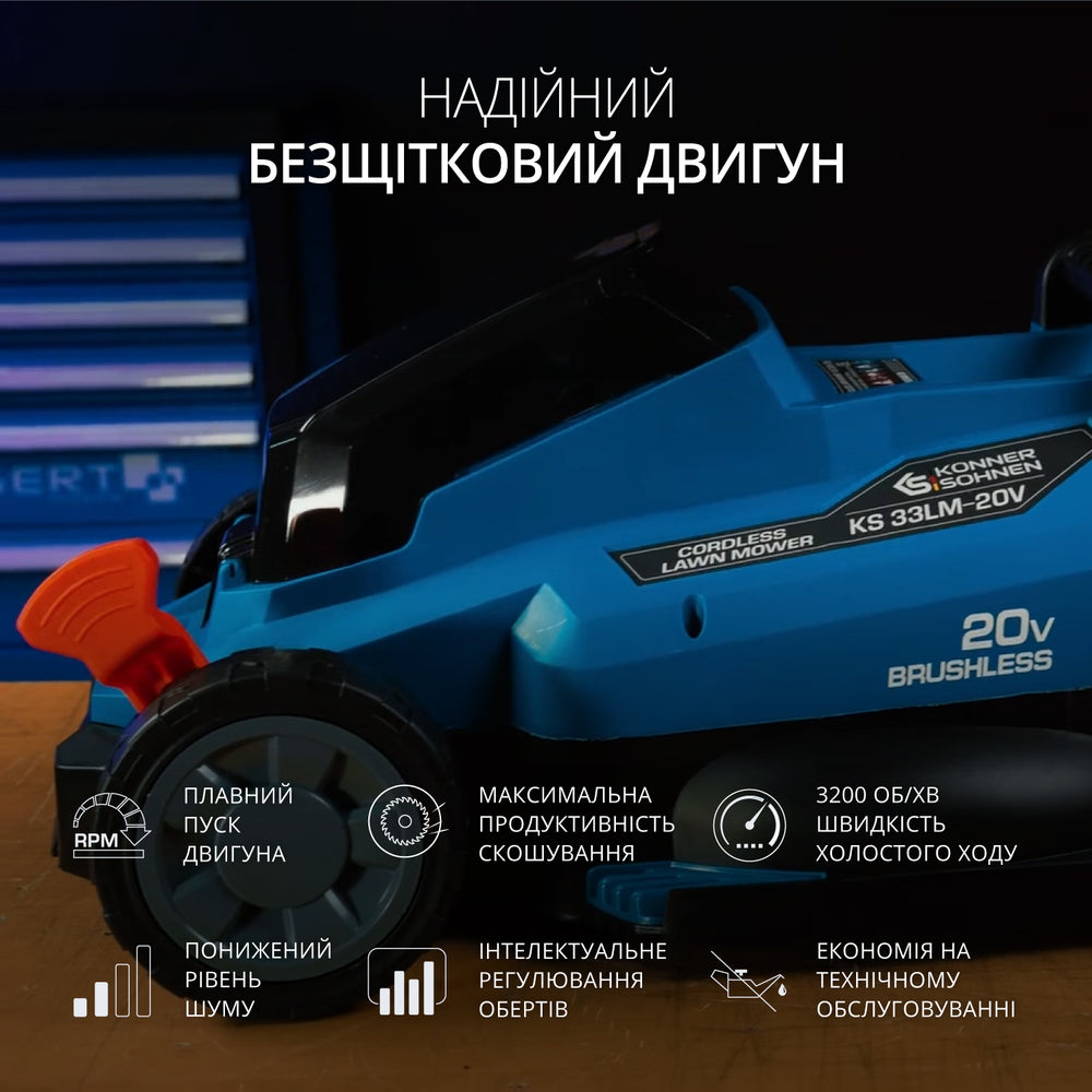 Акційний набір для догляду за газоном KS 33LM-BCT20V-SET