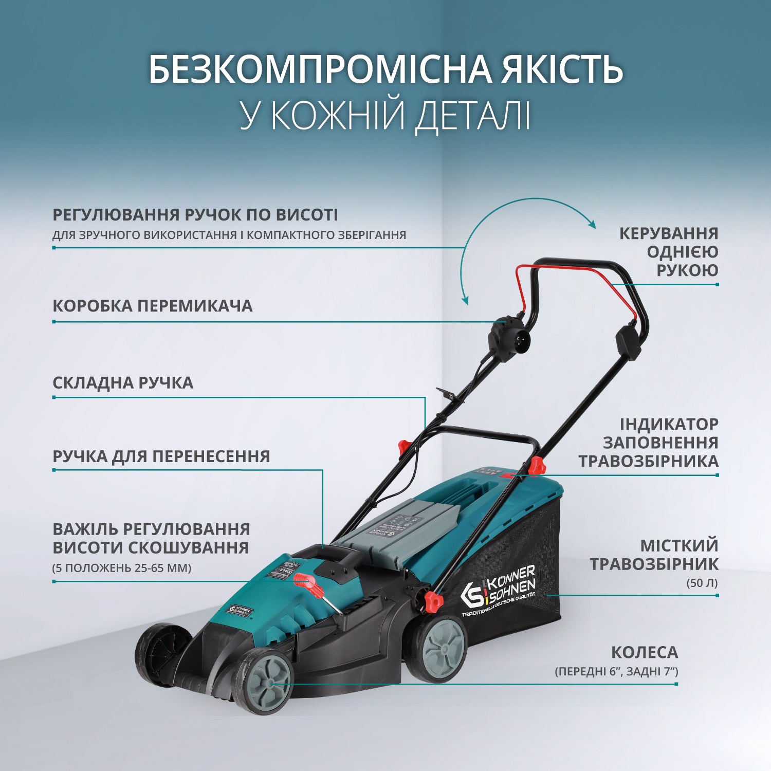 Електрична газонокосарка KS 38LM-BL