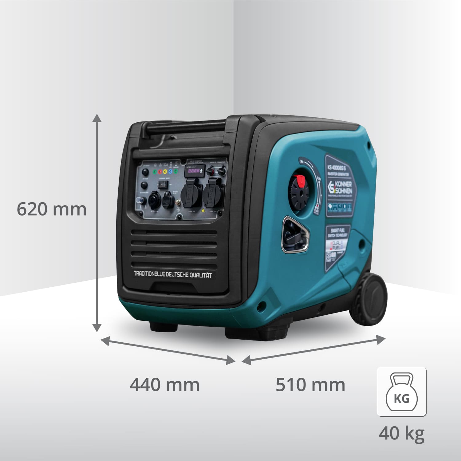 LPG/bensiini-invertterigeneraattori KS 4000iEG S