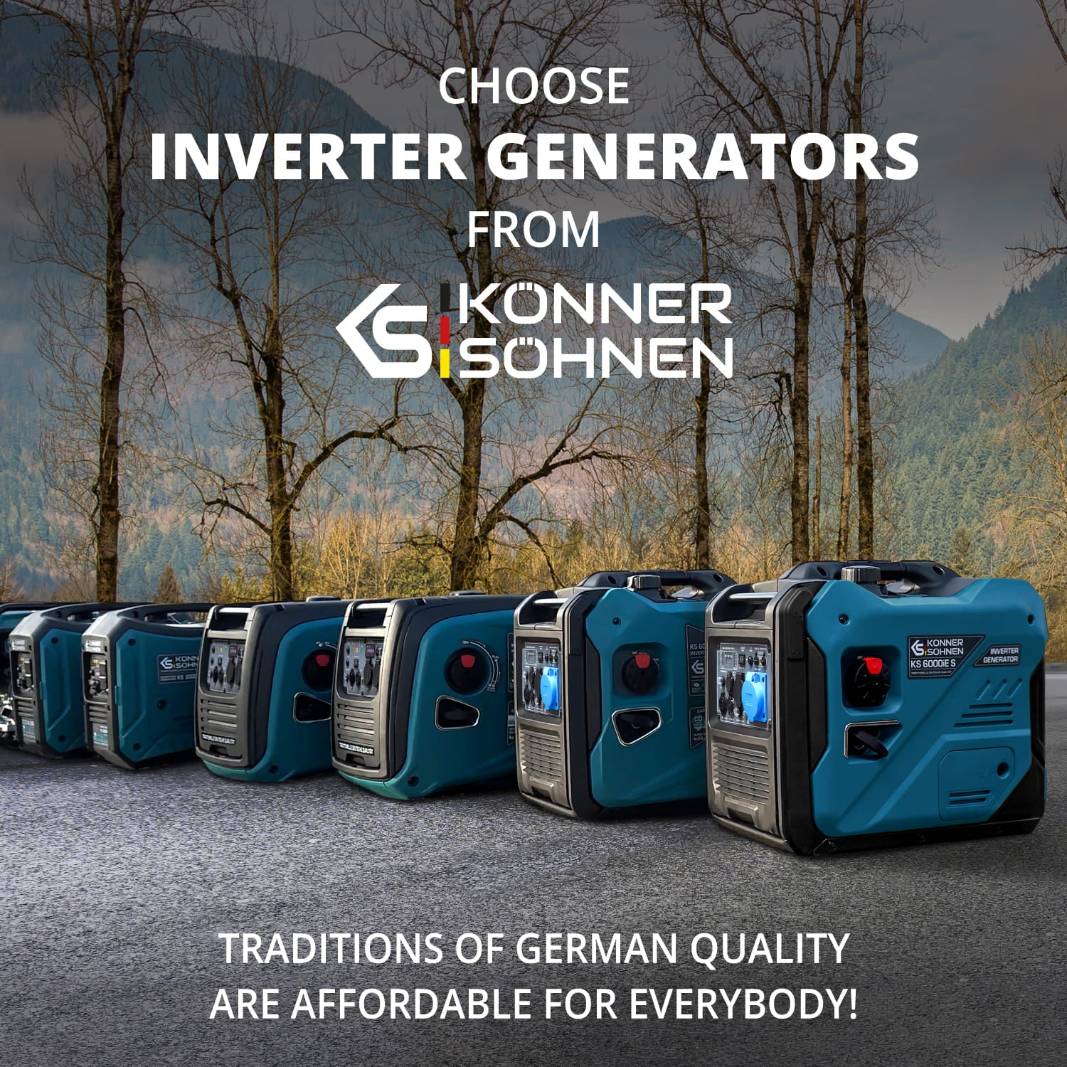 LPG/bensiini-invertterigeneraattori KS 4000iEG S