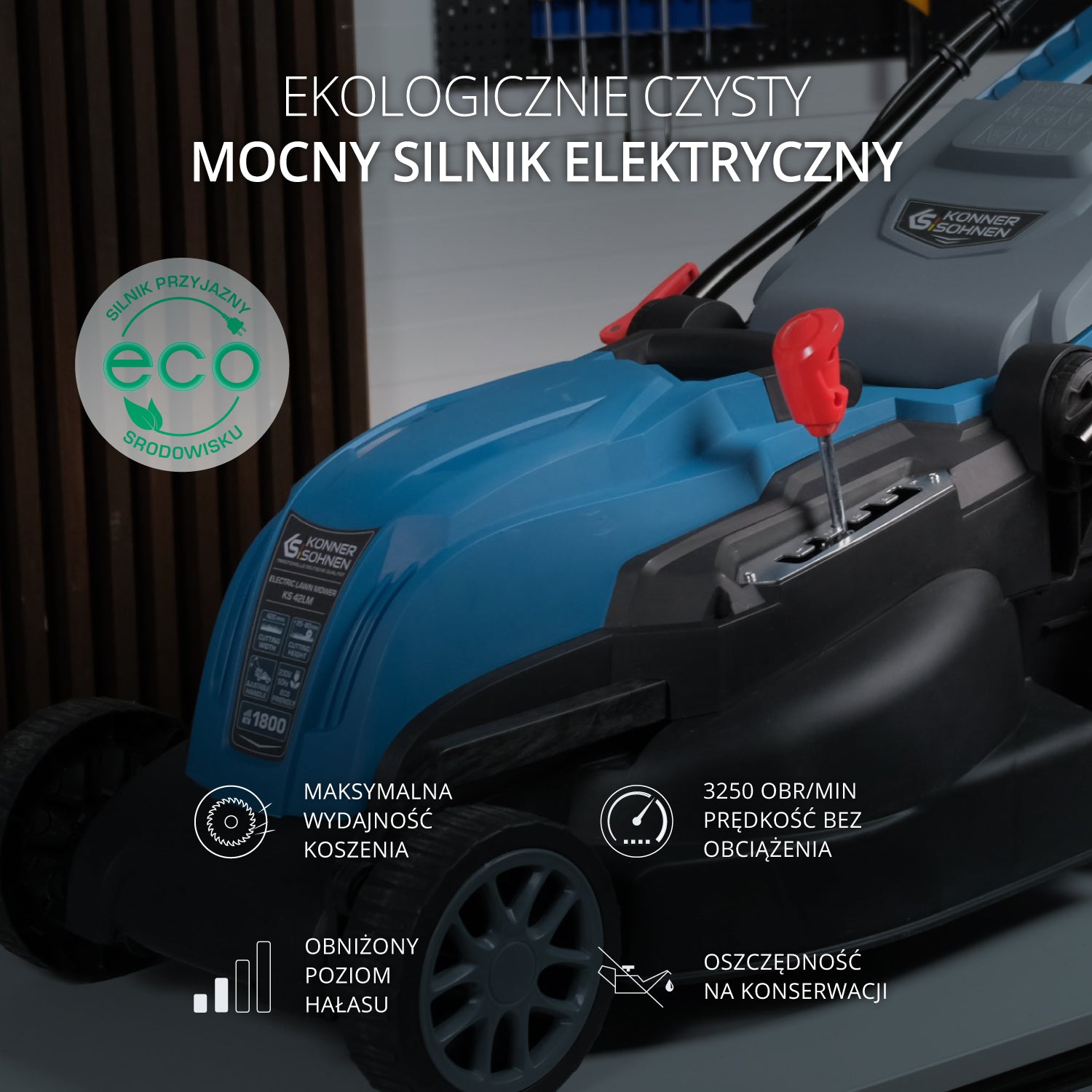 Elektryczna kosiarka do trawy KS 42LM