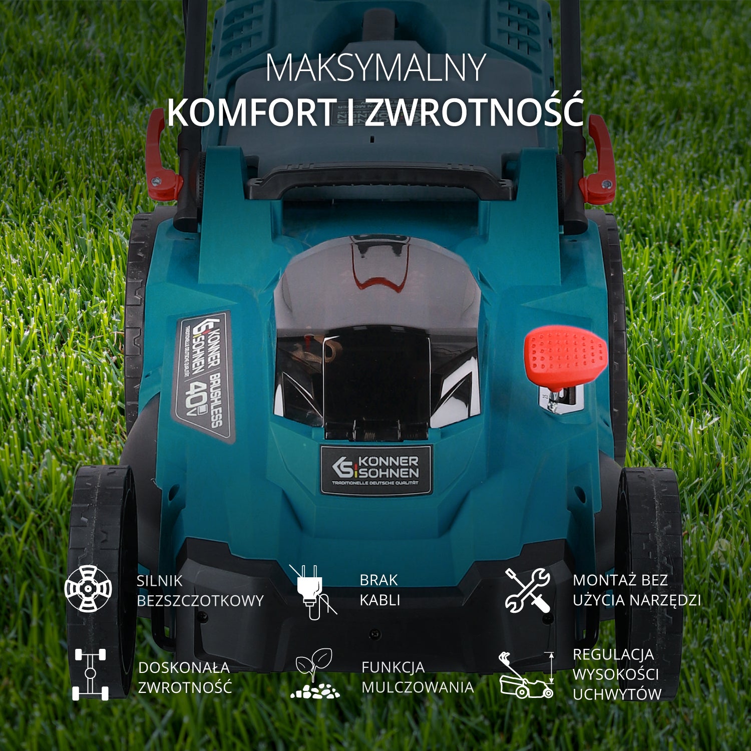 Bezprzewodowa kosiarka do trawy KS 43LM-40V