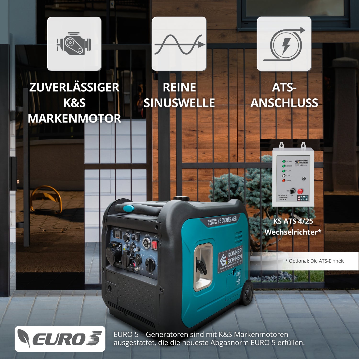 Inverter-Generator KS 5500iES ATSR