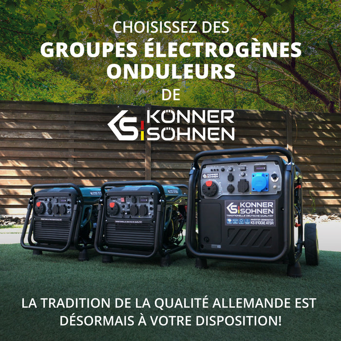 Groupe électrogène à essence-gaz de type inverter KS 8100iEG (Reconditionné Bon état)