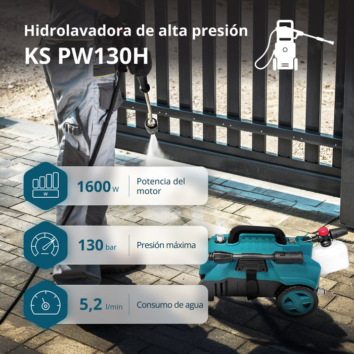 Hidrolimpiadora de alta presión KS PW130H
