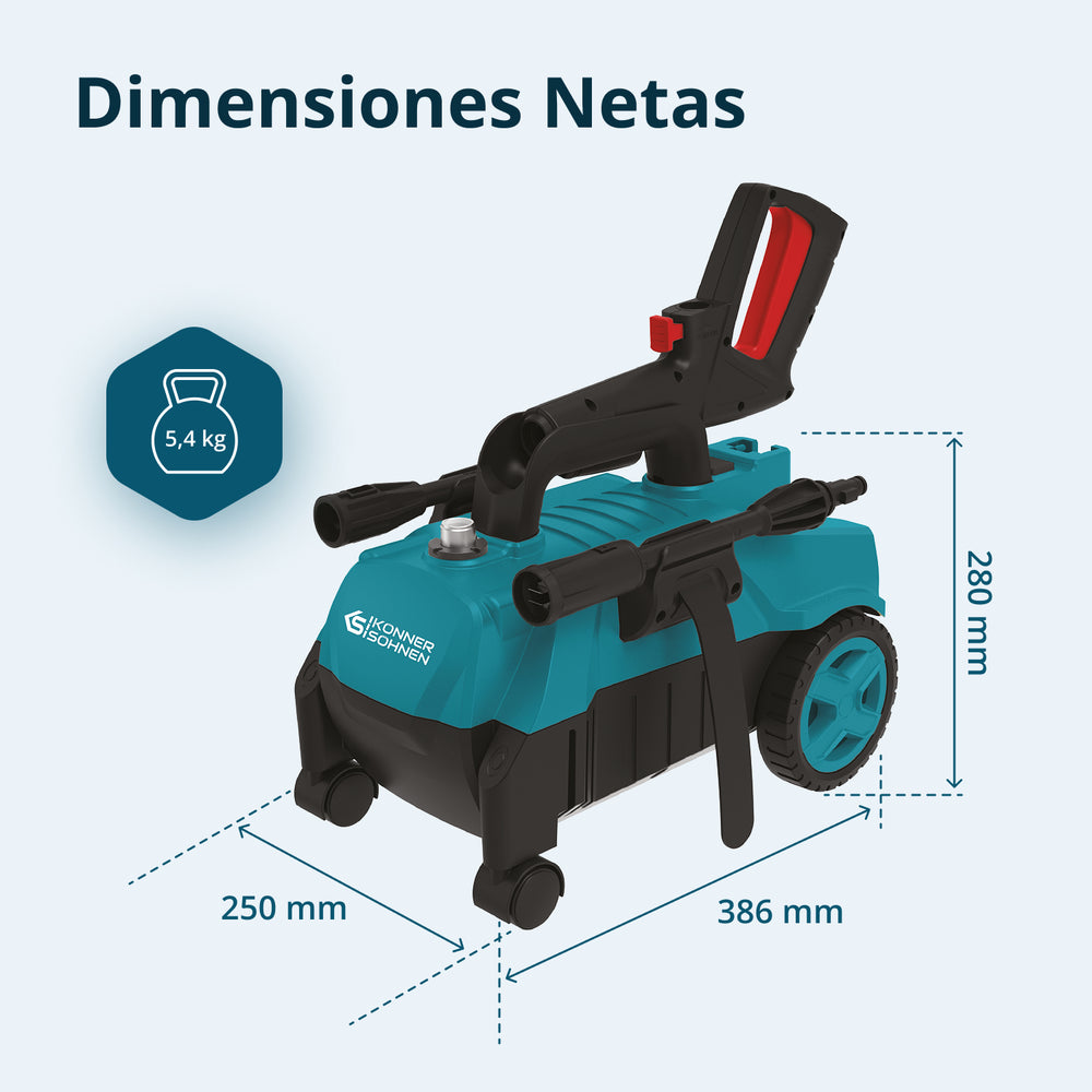 Hidrolimpiadora de alta presión KS PW130H