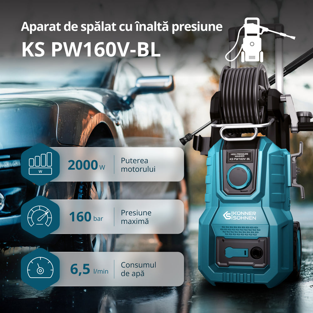 Korkeapainepesuri KS PW160V-BL
