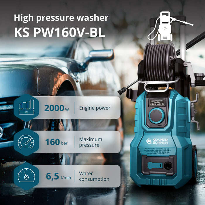 Korkeapainepesuri KS PW160V-BL