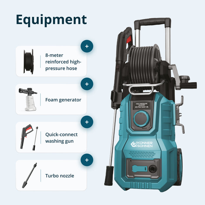 Korkeapainepesuri KS PW160V-BL