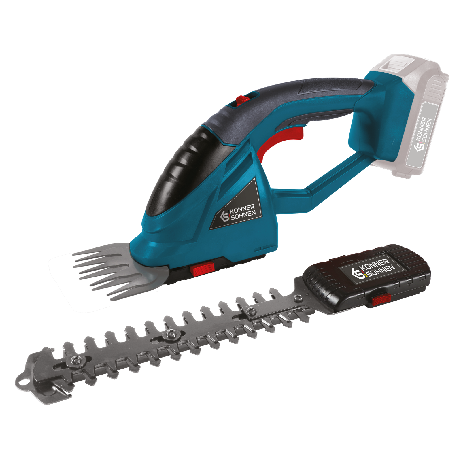 Cordless 2 in 1 Grass Shear and Hedge Trimmer KS SHT-20V