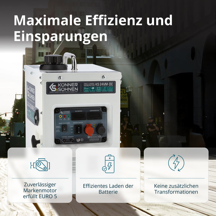 Gleichstromgenerator KS 24VM-DC