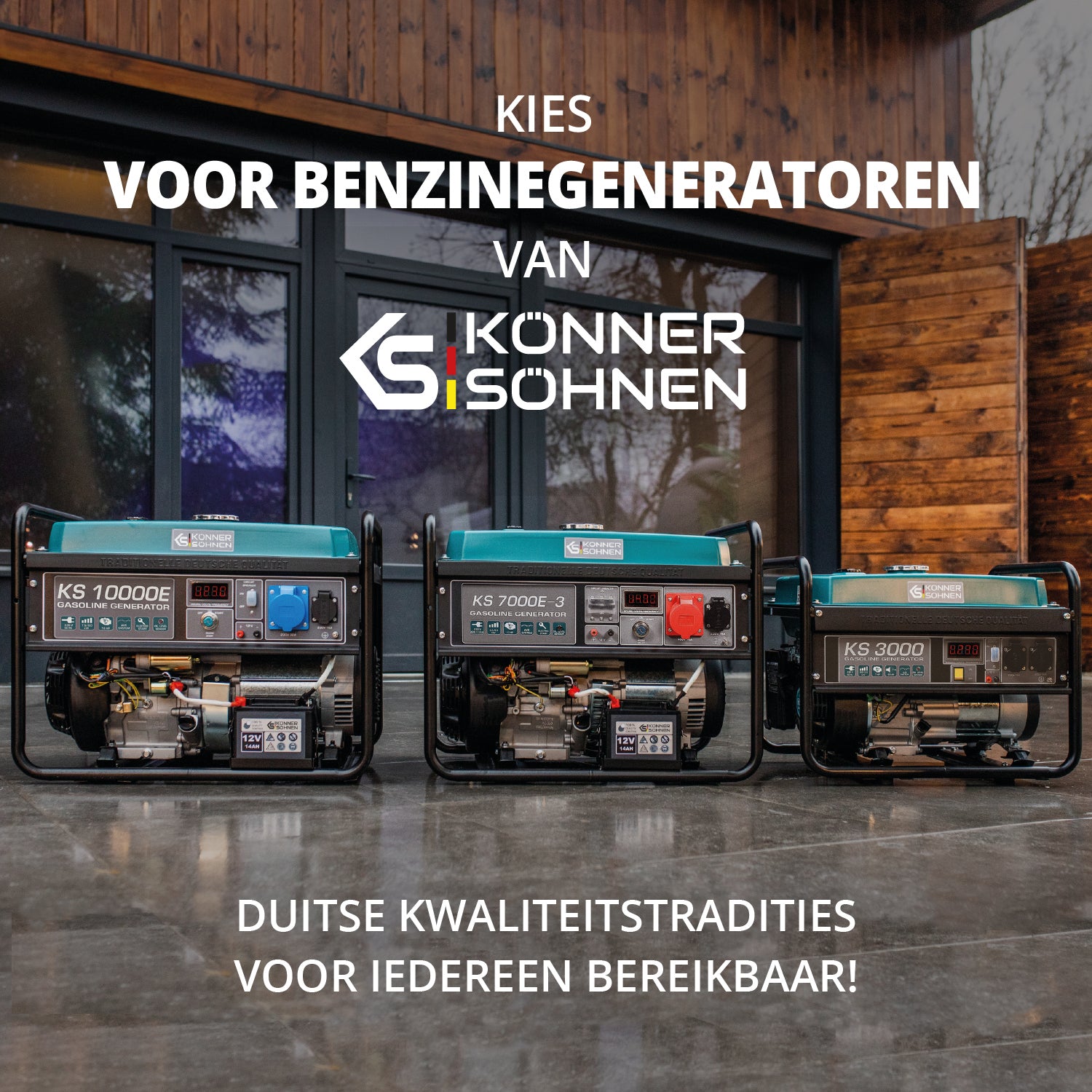 LPG/benzinegenerator "Könner & Söhnen" KS 2900G
