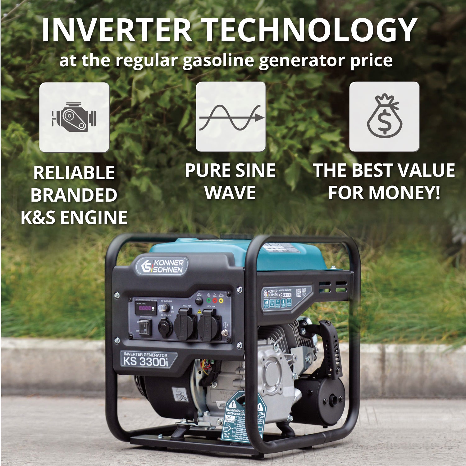 Invertorový generátor KS 3300i