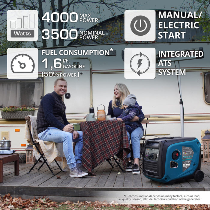 Inverterigeneraattori KS 4000iE S ATS