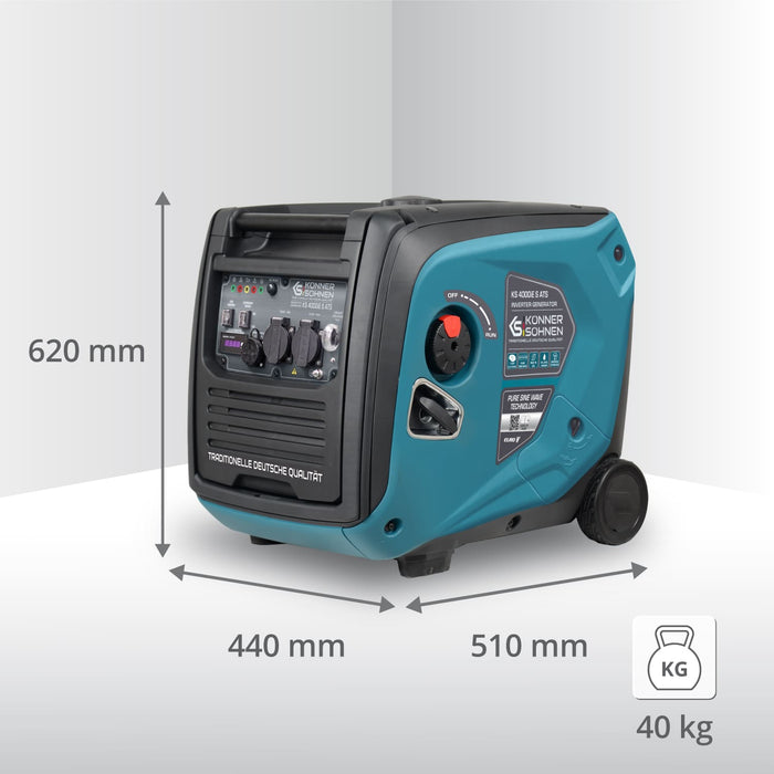 Inverterigeneraattori KS 4000iE S ATS