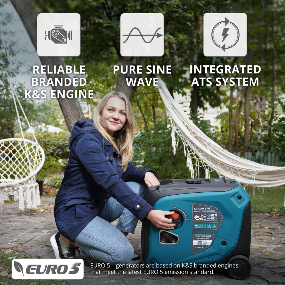 Inverterigeneraattori KS 4000iE S ATS