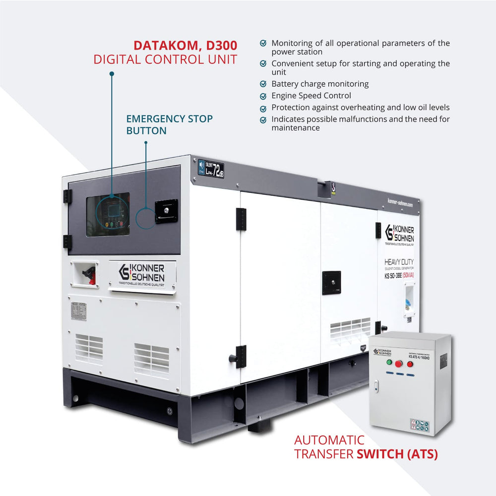 Stazione di Alimentazione Trifase Diesel KS 50-3BE