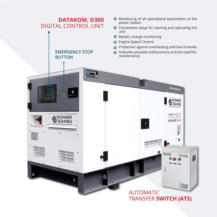 Stazione di Alimentazione Trifase Diesel KS 50-3BE