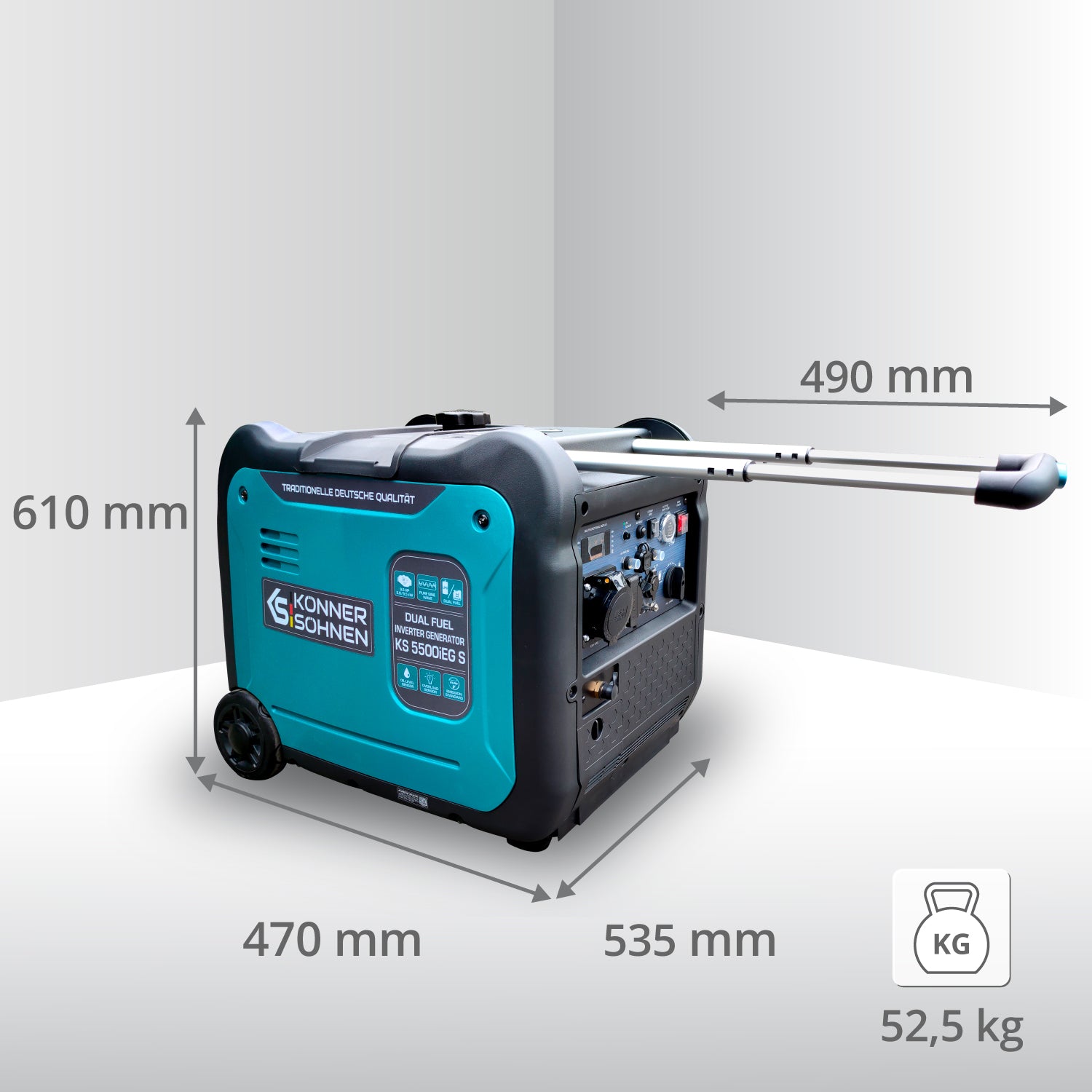 Invertorový generátor LPG/benzín KS 5500iEG S