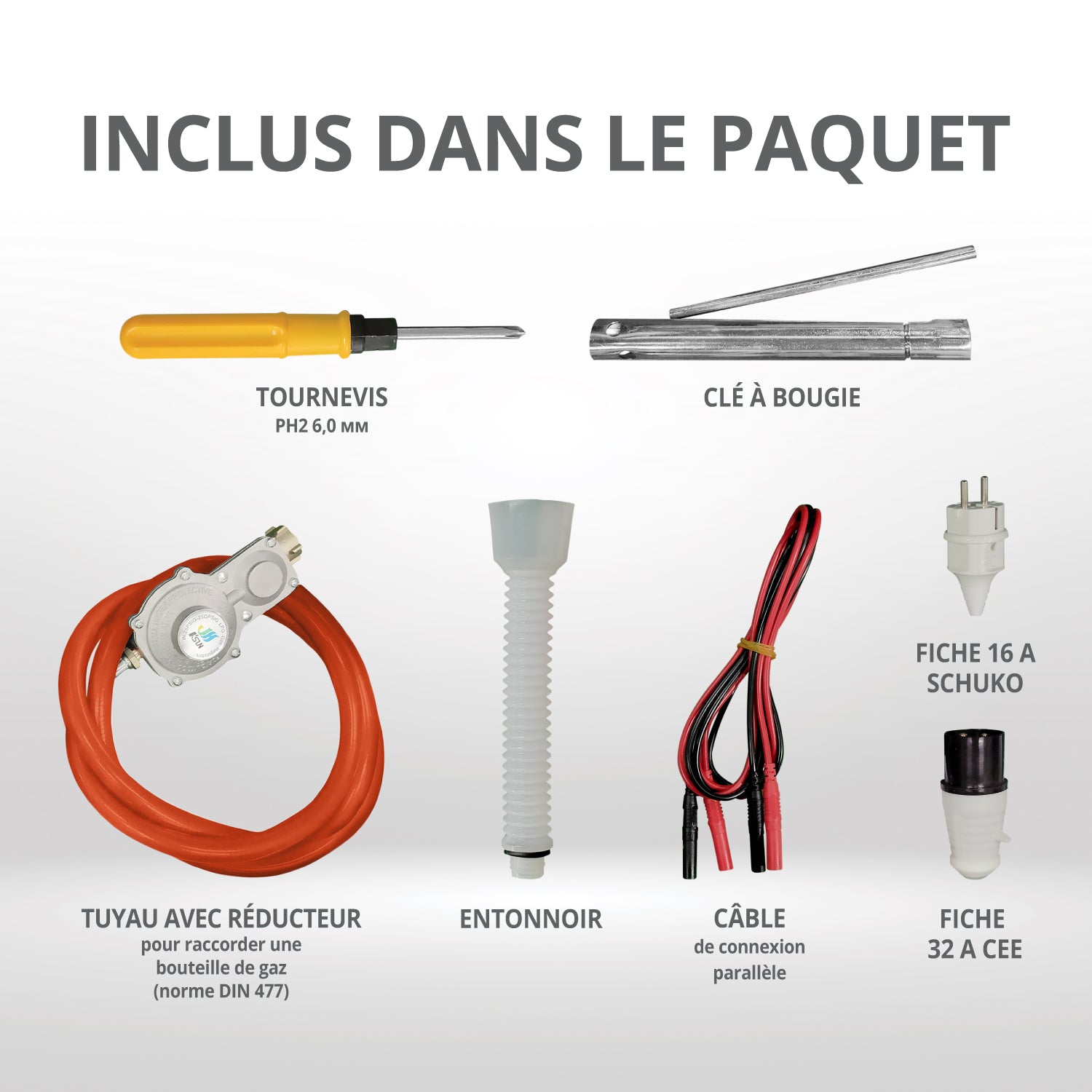 Groupe électrogène à essence-gaz de type inverter KS 5500iEG S