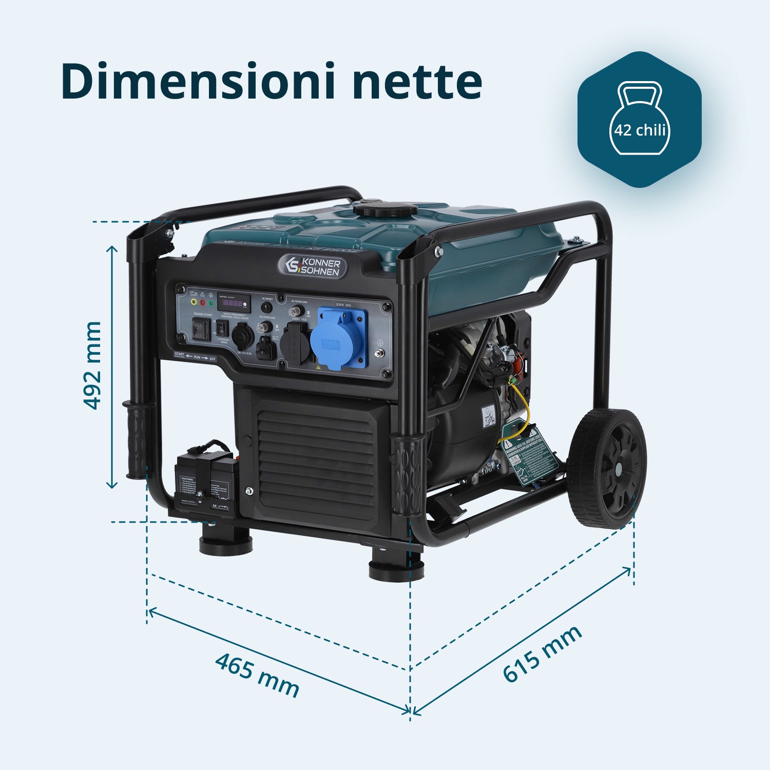 Generatore a Benzina Inverter KS 6500iE