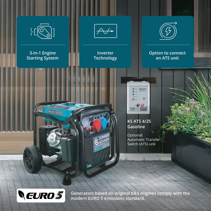 Инверторен генератор KS 8100iE 1/3 ATSR