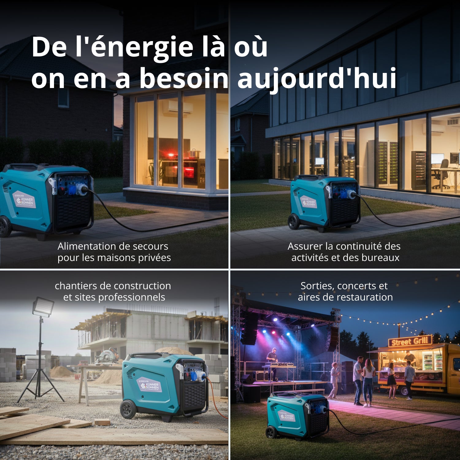 Groupe électrogène Inverter KS 9500iE S ATSR