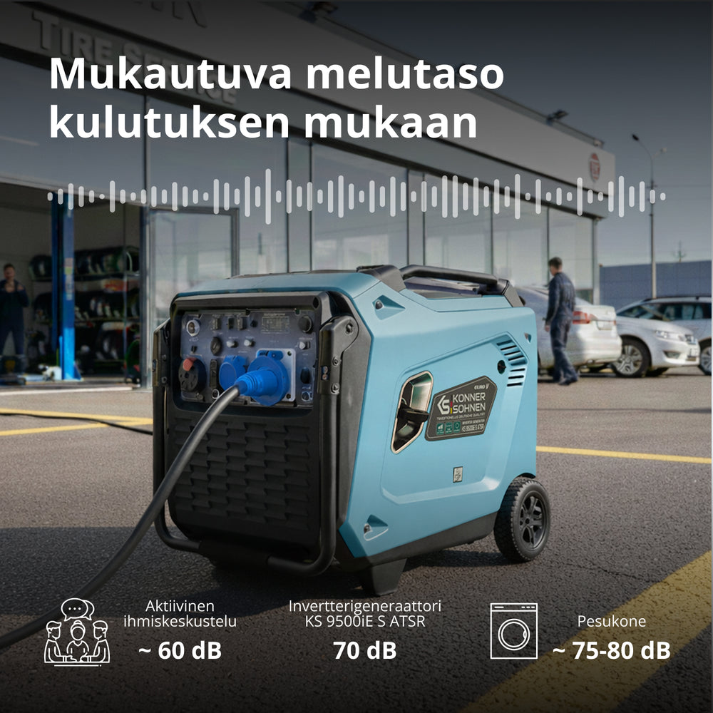 Invertorový generátor KS 9500iE S ATSR