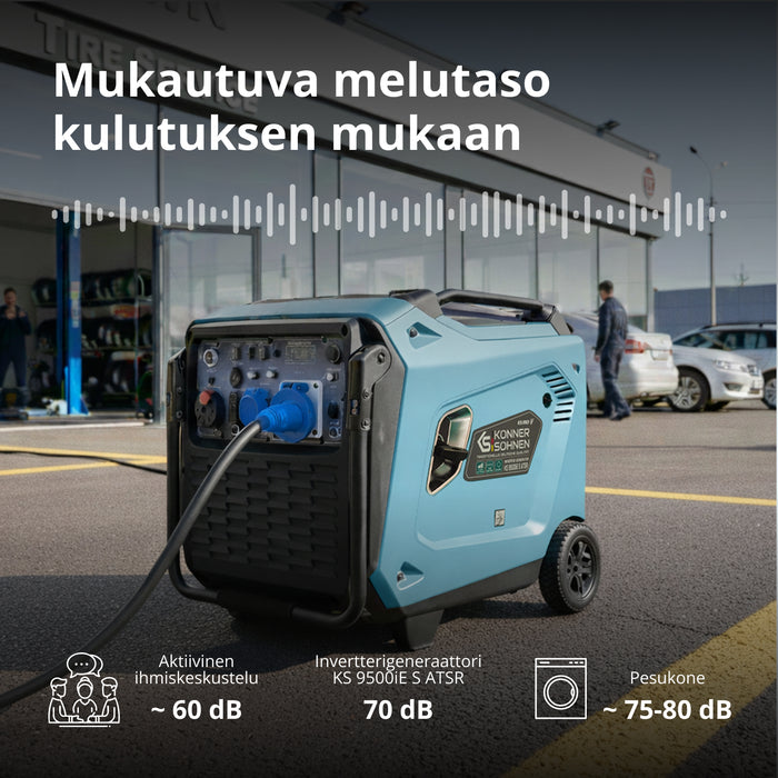 Invertorový generátor KS 9500iE S ATSR