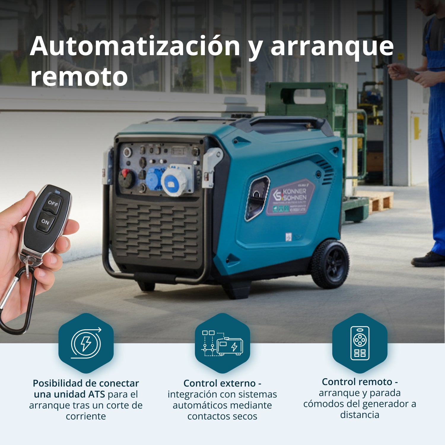 Generador Inverter KS 9500iE S ATSR