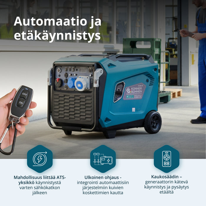 Invertorový generátor KS 9500iE S ATSR