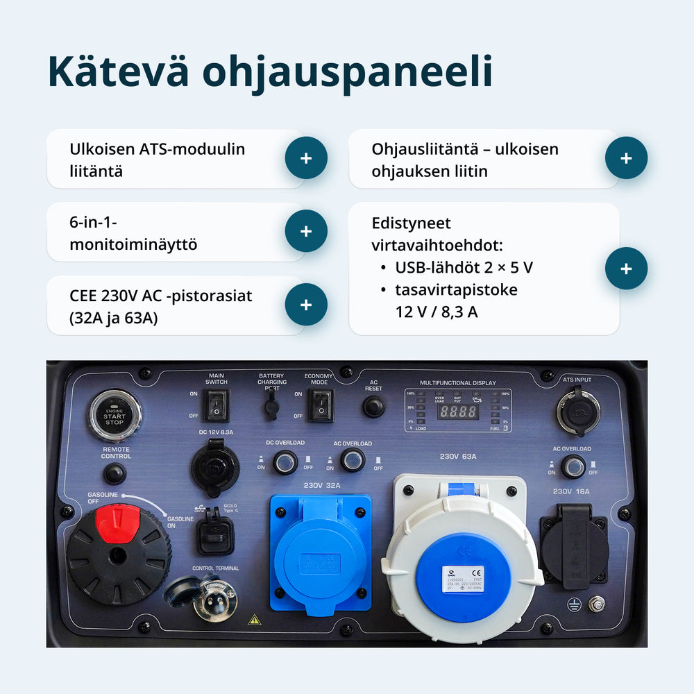 Invertorový generátor KS 9500iE S ATSR