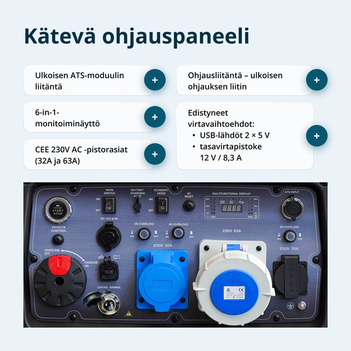 Invertorový generátor KS 9500iE S ATSR