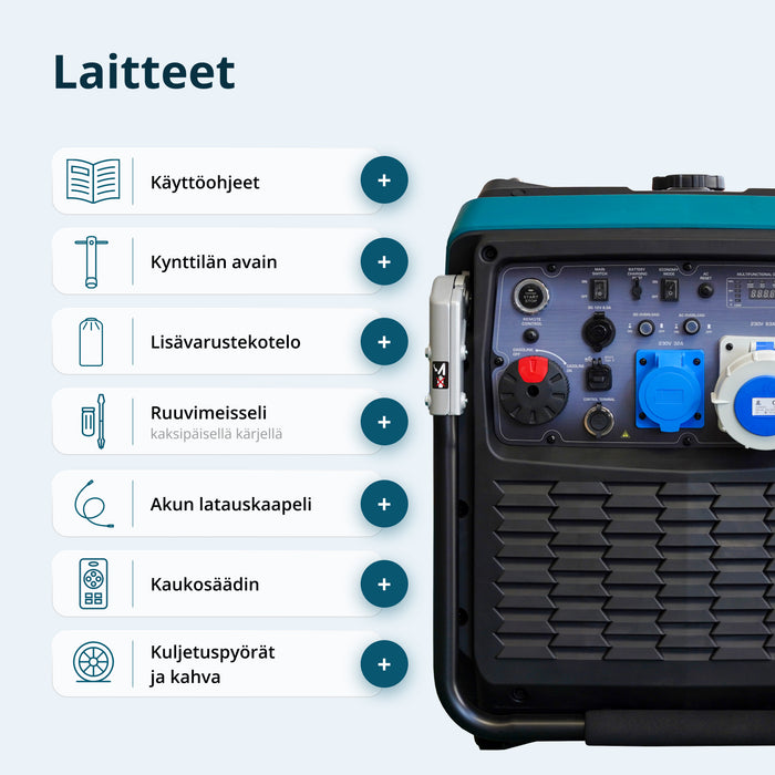 Invertorový generátor KS 9500iE S ATSR