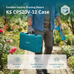 Cordless Electric Pruning Shears KS CPS20V-32 Case thumbnail