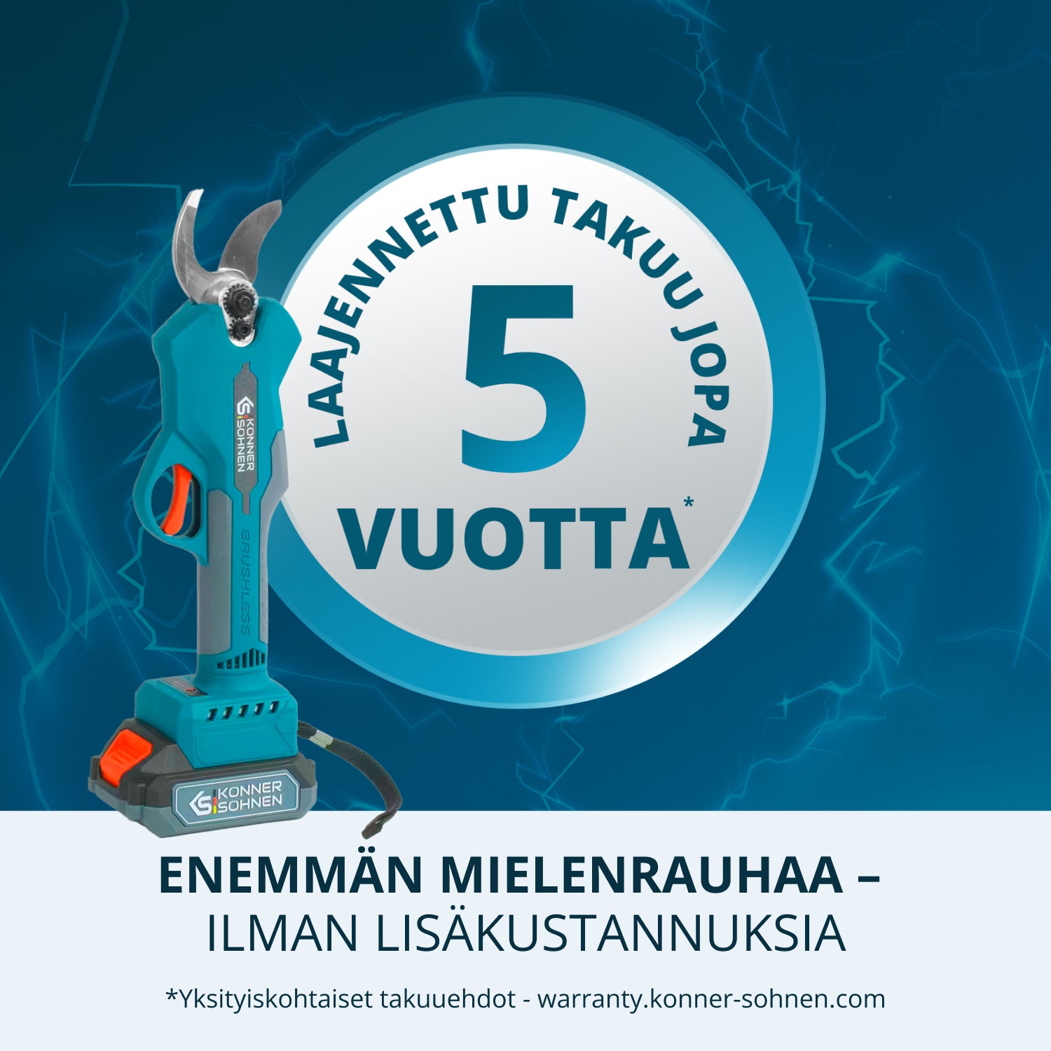 Ledningsfri Elektrisk Beskæresaks KS CPS20V-32 Case