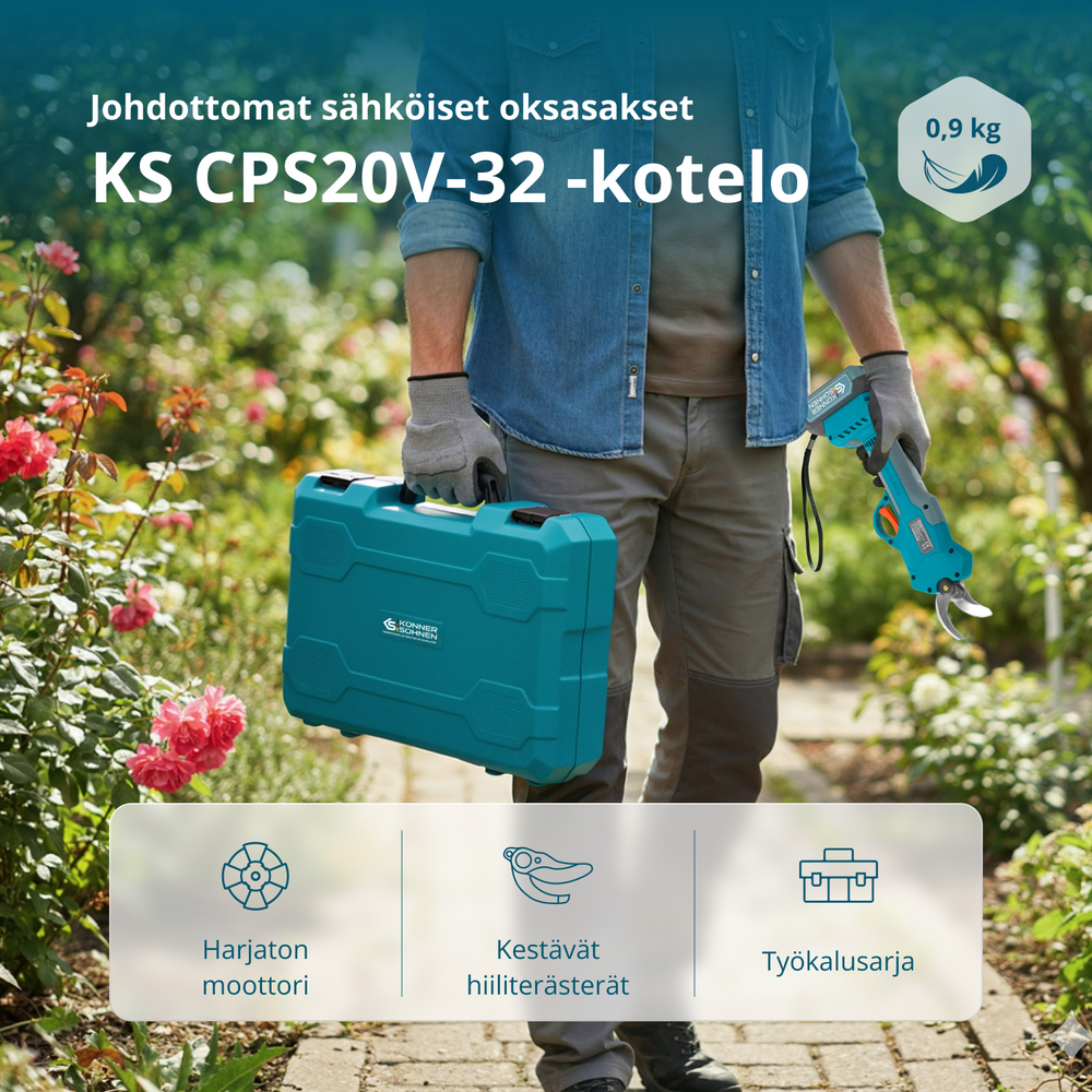 Ασύρματο Ηλεκτρικό Κλαδευτήρι KS CPS20V-32 Case