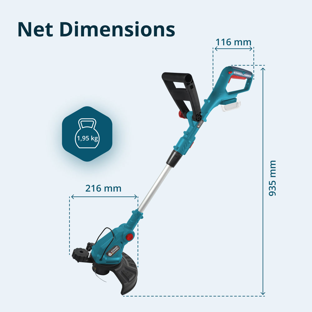 Vezeték nélküli trimmer KS GT-20V