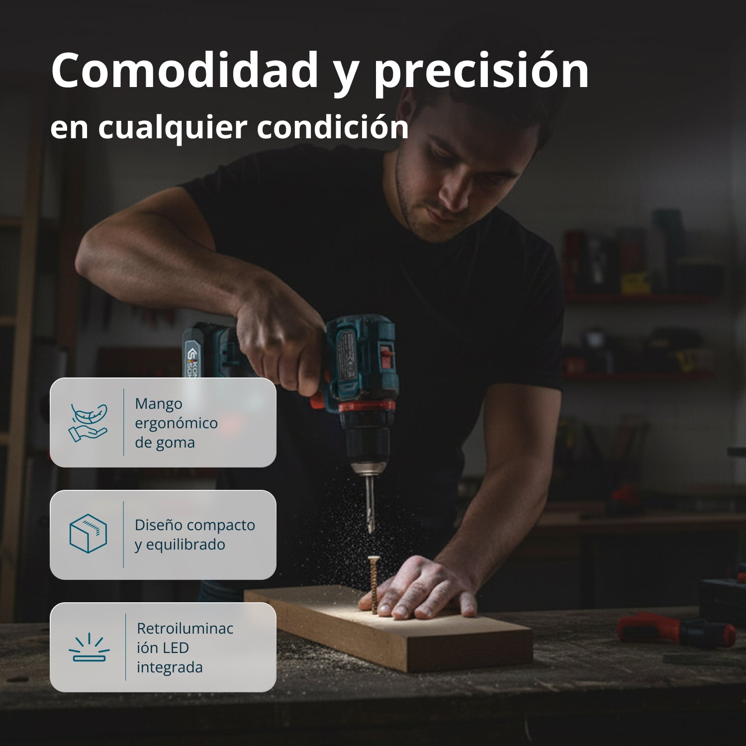 Conjunto Maestro Inalámbrico KS ID20V-60 KIT 74 