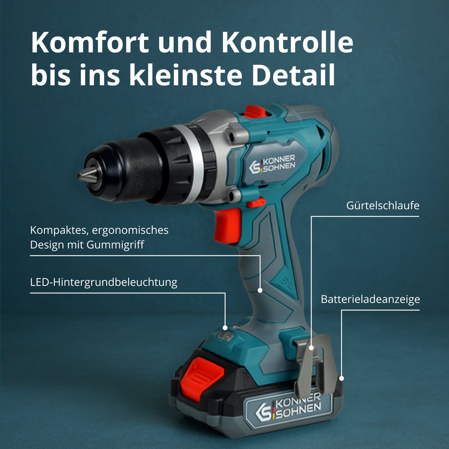 KS IDISD 20V SET 2 Kabelloses Master-Set 2in1