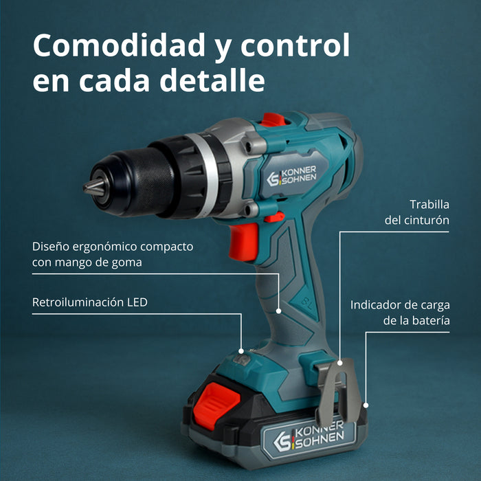 Conjunto inalámbrico Master Set 2en1 KS IDISD 20V SET 2 PLUS
